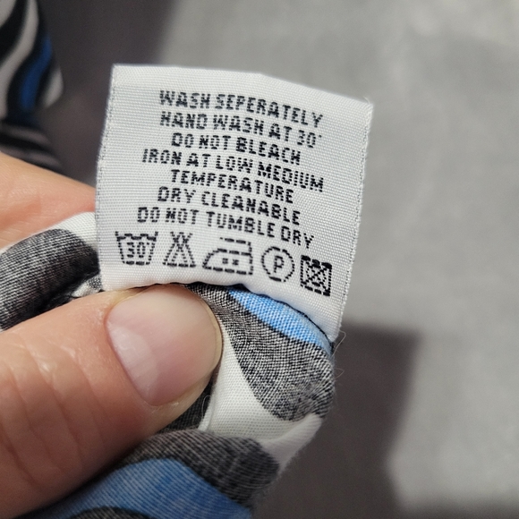 Madcap England Dollierocker Op Art Mod Dress Blue - Picture 7 of 8